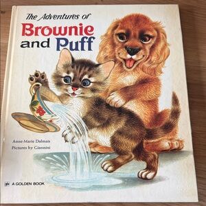 The Adventures of Brownie and Puff Book VINTAGE collectible 1971